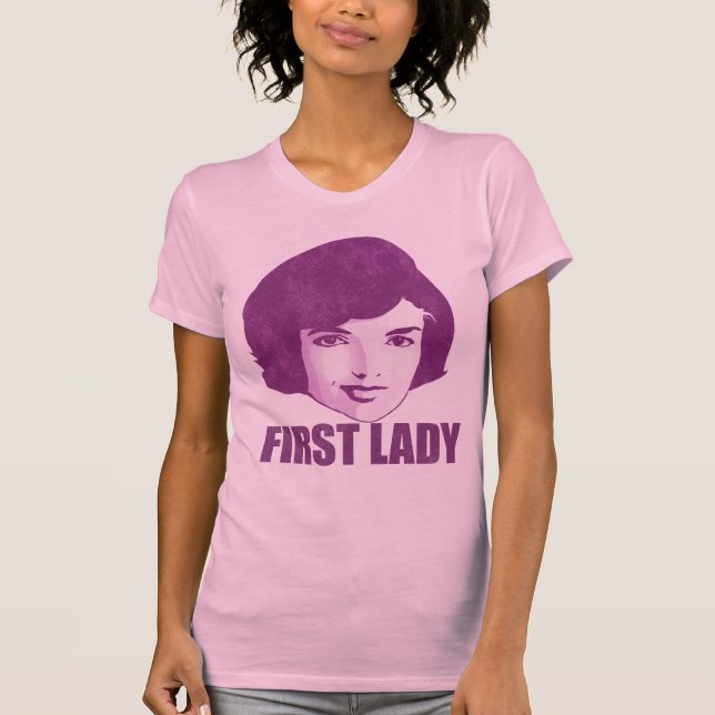 Primeira senhora Jackie O T-shirt (Frente)