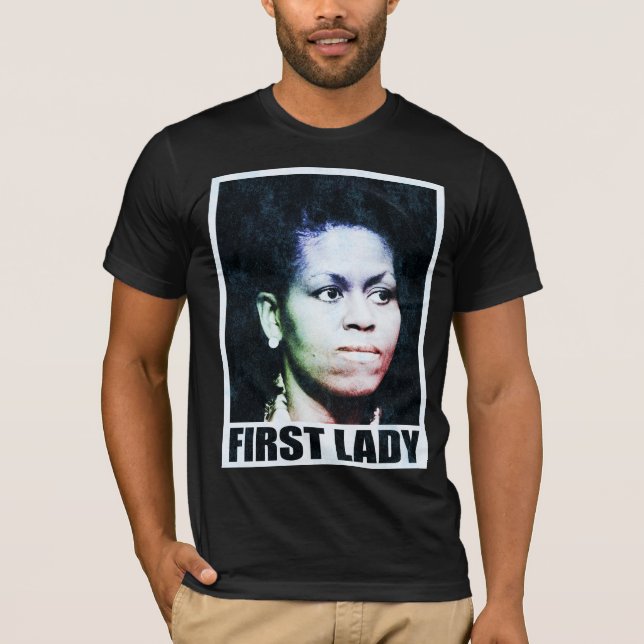Primeira senhora Michelle Obama T-shirt (Frente)