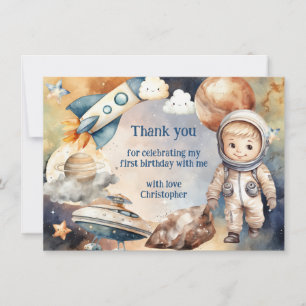 Primeira Viagem Em Torno Do Cartões de agradecimen