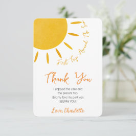 Primeira Viagem Em Torno Do Cartões de agradecimen