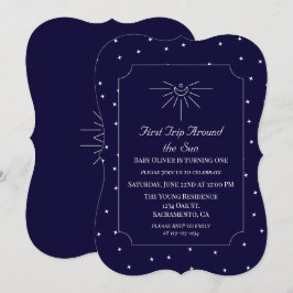 Primeira Viagem Em Torno Do Convite Para primeiro 