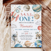 Primeira Viagem em torno do Convite Sun Aniversári