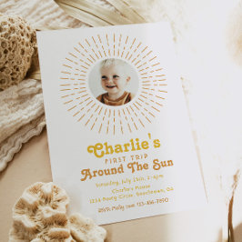 Primeira Viagem Em Torno Do Convite Sun | Boho