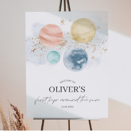 Primeira viagem em torno do Poster de sinal de boa