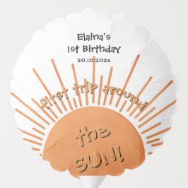 Primeira viagem em torno do primeiro aniversario s