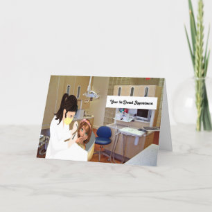 Primeira visita ao Cartão de Menina Dentista