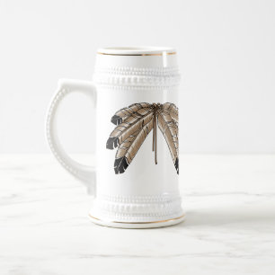 Primeiras Nações: Beer Mug Wildlife Art Caneca de 