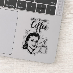 Primeiro Adesivo de Café Retroativo