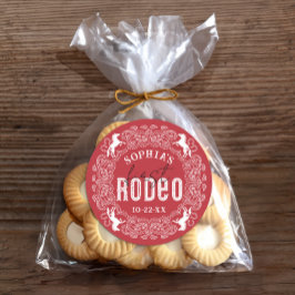 Primeiro adesivo de primeiro aniversario Rodeado -