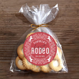 Primeiro adesivo de primeiro aniversario Rodeado -