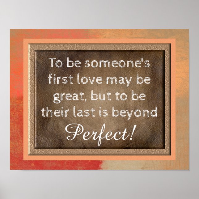 Primeiro Amor — Poster de Arte (Frente)