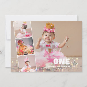 Primeiro Aniversário 4 Anúncio de Nascimento da Co