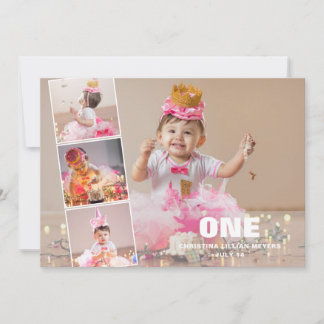 Primeiro Aniversário 4 Anúncio de Nascimento da Co