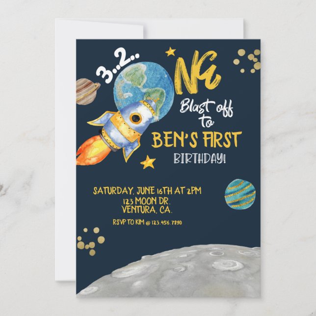 PRIMEIRO ANIVERSÁRIO, ANIVERSÁRIO ESPACIAL, DECOLA (Frente)