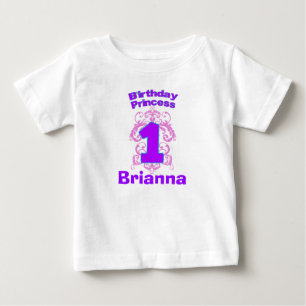 Primeiro aniversário Camisa princesa