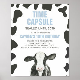 Primeiro aniversario da Vaca Santa Cápsula Poster