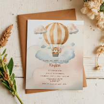 PRIMEIRO ANIVERSARIO de balão de ar quente com Tig