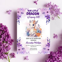 Primeiro aniversario De Bebê De Dragão Com Cor De 