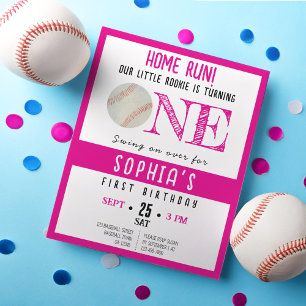 Primeiro aniversario de Bonita Rookie Baseball Bud