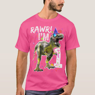primeiro aniversario De Camisa De 1 Ano T Dinossau