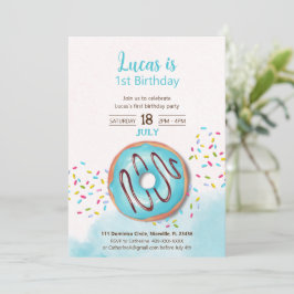 Primeiro aniversario de Convite