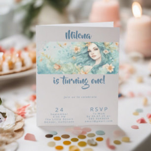 Primeiro aniversário de meninas convites de festas