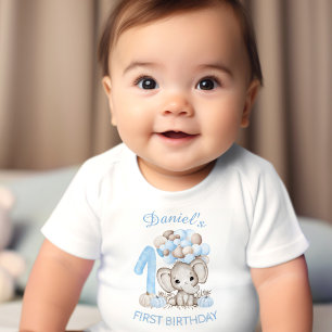 Primeiro Aniversário do Elefante Frio Caiu Camisa 