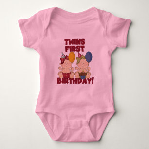 Primeiro aniversario Gêmeos - Camisetas e presente