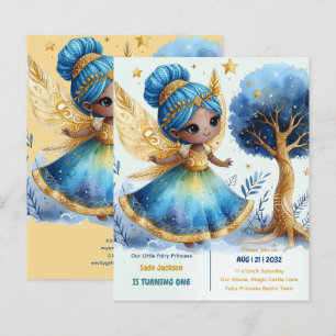 primeiro aniversario Pequena Fada Princesa African