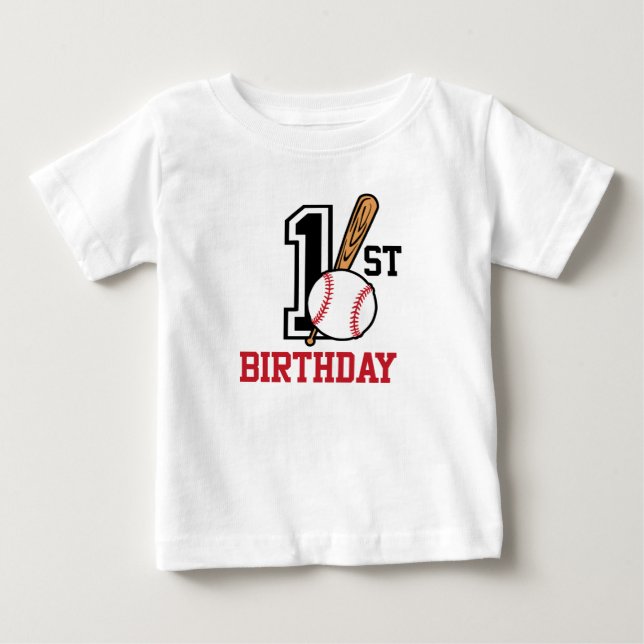Primeiro aniversario personalizado para camisetas  (Frente)