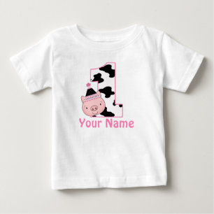 primeiro aniversario Personalizado Pequena Camisa