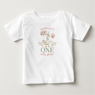 Primeiro aniversario T-Shirt Pink-Um-Bobo Encantad