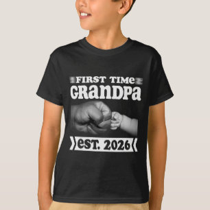 Primeiro Avô Pai Novo Est 2026 Camisa Pais