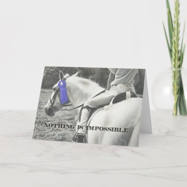 PRIMEIRO Cartão de Saudação SHOW (Frente)