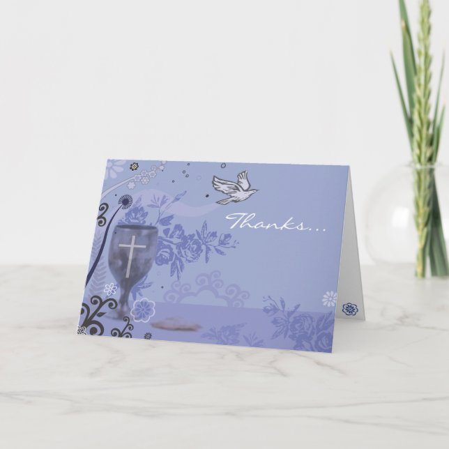 Primeiro Cartões de agradecimentos de Chalice Dove (Frente)
