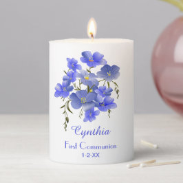 Primeiro Comunhão Elegante Floral Personalizado