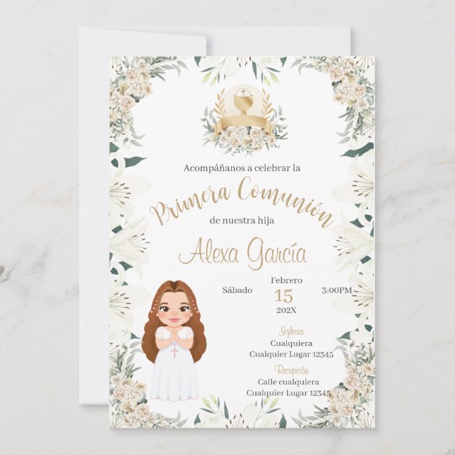 Primeiro Convite da Comunidade Santa (Frente)