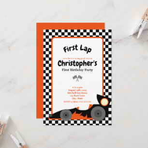 Primeiro Convite de Aniversário