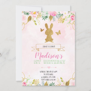 Primeiro convite de aniversário