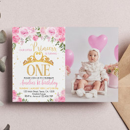 Primeiro Convite de Aniversário da Princesa Dourad
