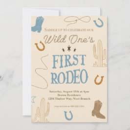 Primeiro Convite de aniversário de Rodeio