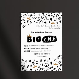Primeiro convite de Aniversário do BIG One