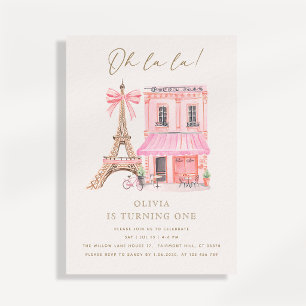 Primeiro Convite de Aniversário do Café Parisiense
