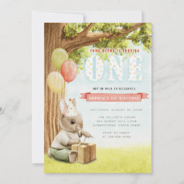 Primeiro Convite de Aniversário do Coelhinho Bonny