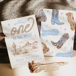 Primeiro Convite de Aniversário do Cowboy