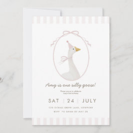 Primeiro Convite de Aniversário do Ganso do Bobo R