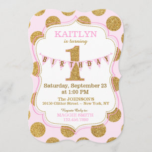 Primeiro Convite de Aniversário do Glitter Brikle