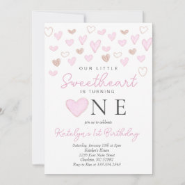 Primeiro convite de aniversário do namorados