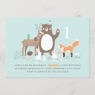 Primeiro Convite de Aniversário do Partido da Flor