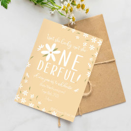 Primeiro Convite de Aniversário Maravilhoso